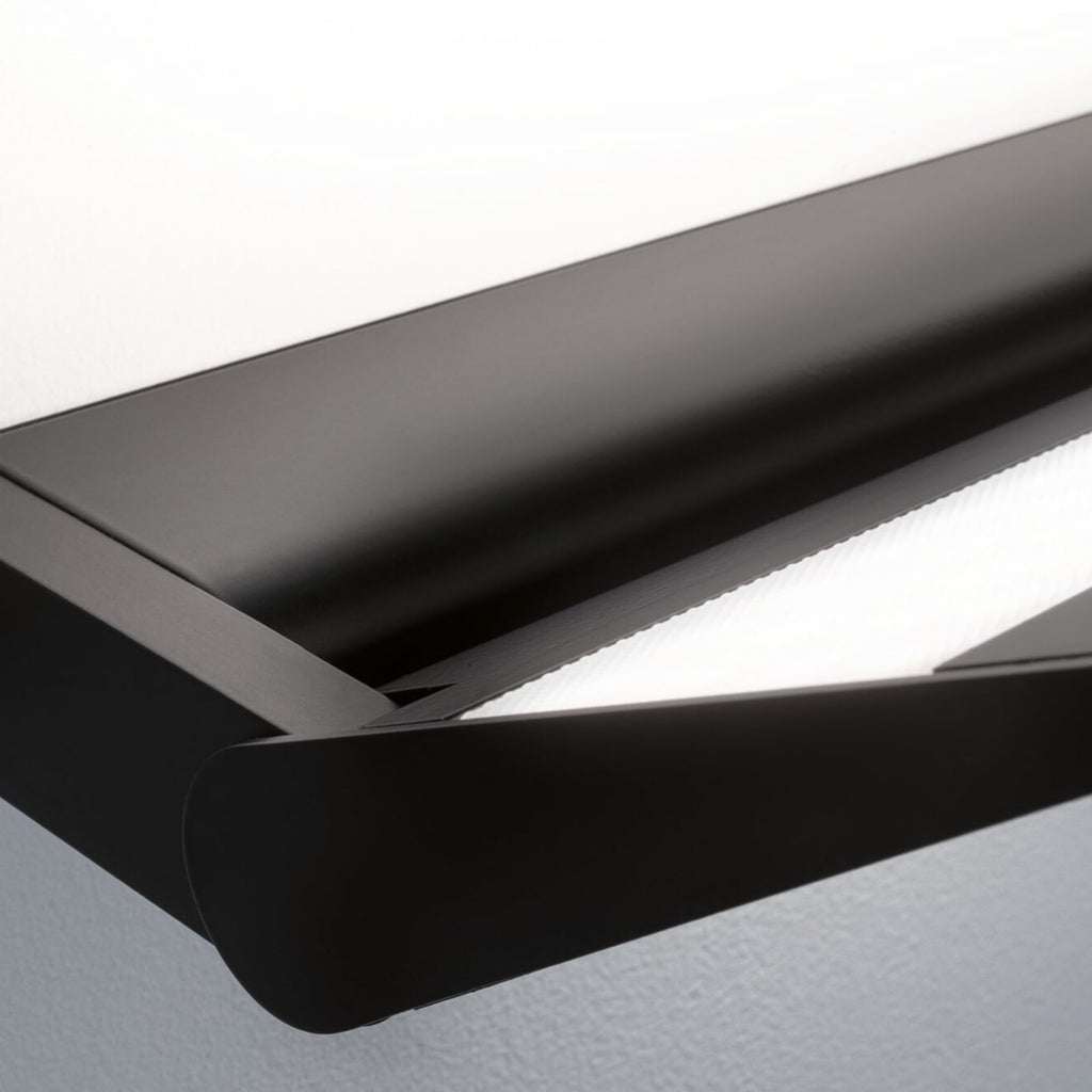 LED vegglampe Ranva wallwasher dimbar svart 55 cm Paulmann detalj