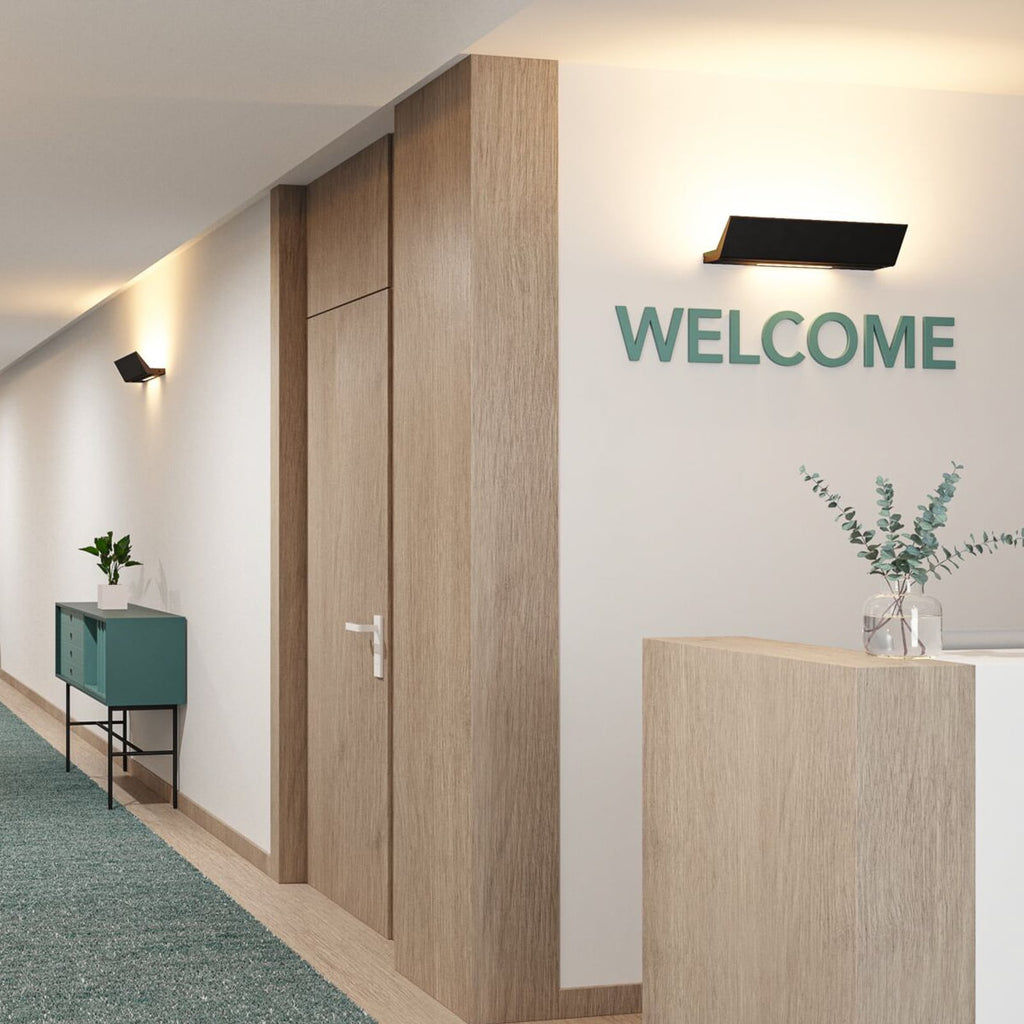 LED vegglampe Ranva wallwasher dimbar svart 55 cm Paulmann justerbar vinkel