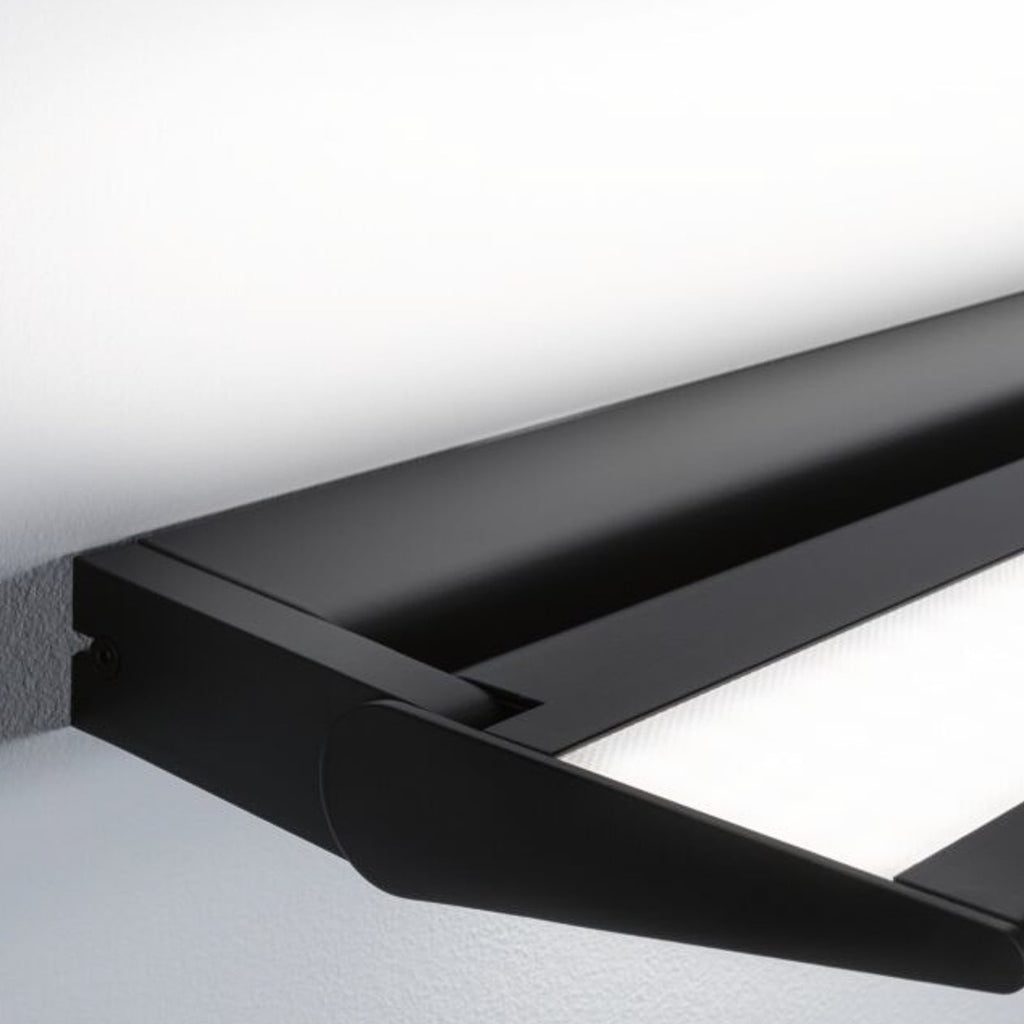 LED vegglampe Ranva wallwasher dimbar svart 55 cm Paulmann montert