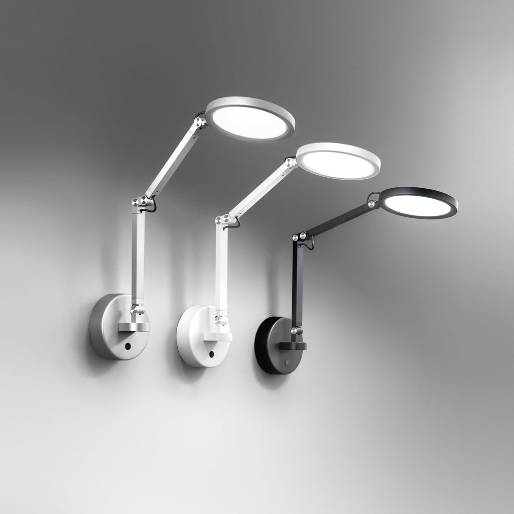 LED vegglampe Regina svart CCT dimbar justerbar 9W nærbilde
