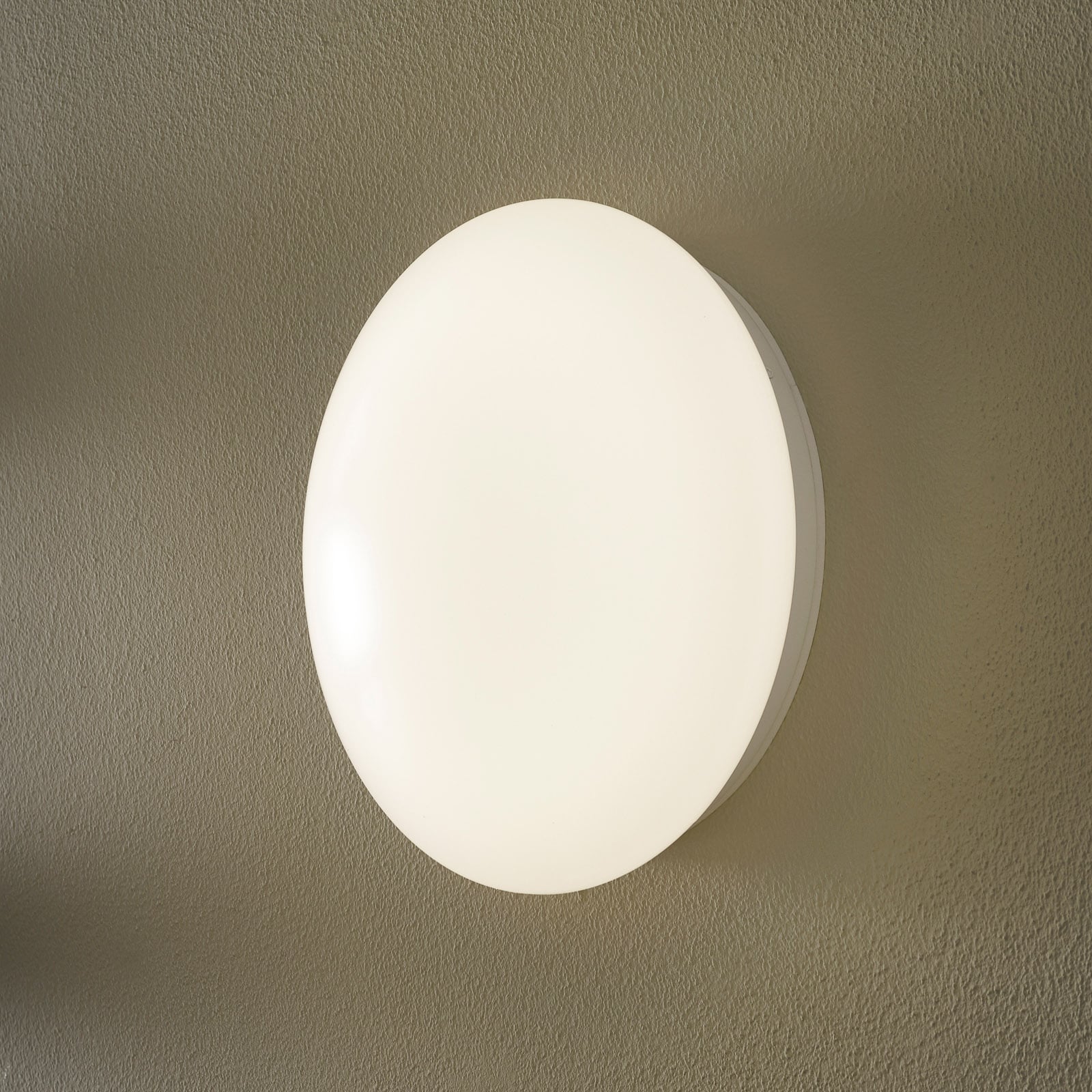 LED vegglampe Renzo+ rund forfra med justerbar fargetemperatur