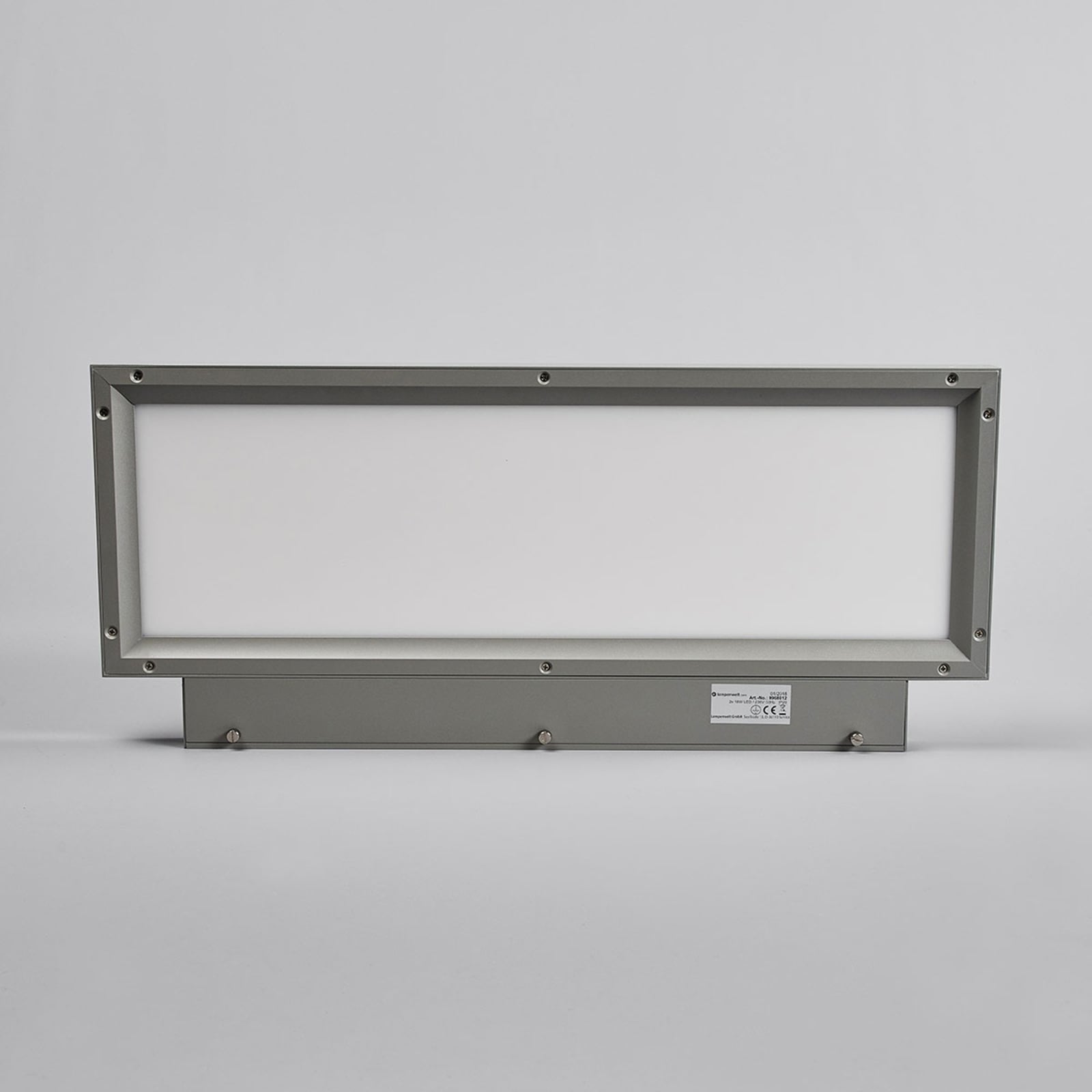 LED vegglampe Rick dimbar grå opp/ned 61 cm lys oppover