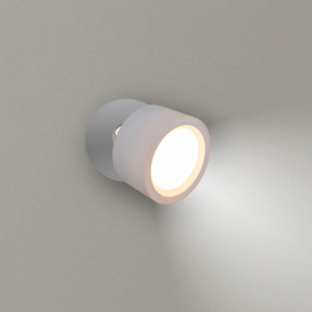 LED vegglampe Roll 8 oppladbar dimbar hvit forfra
