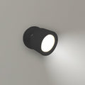 LED vegglampe Roll 8 oppladbar svart dimbar svingbar forfra