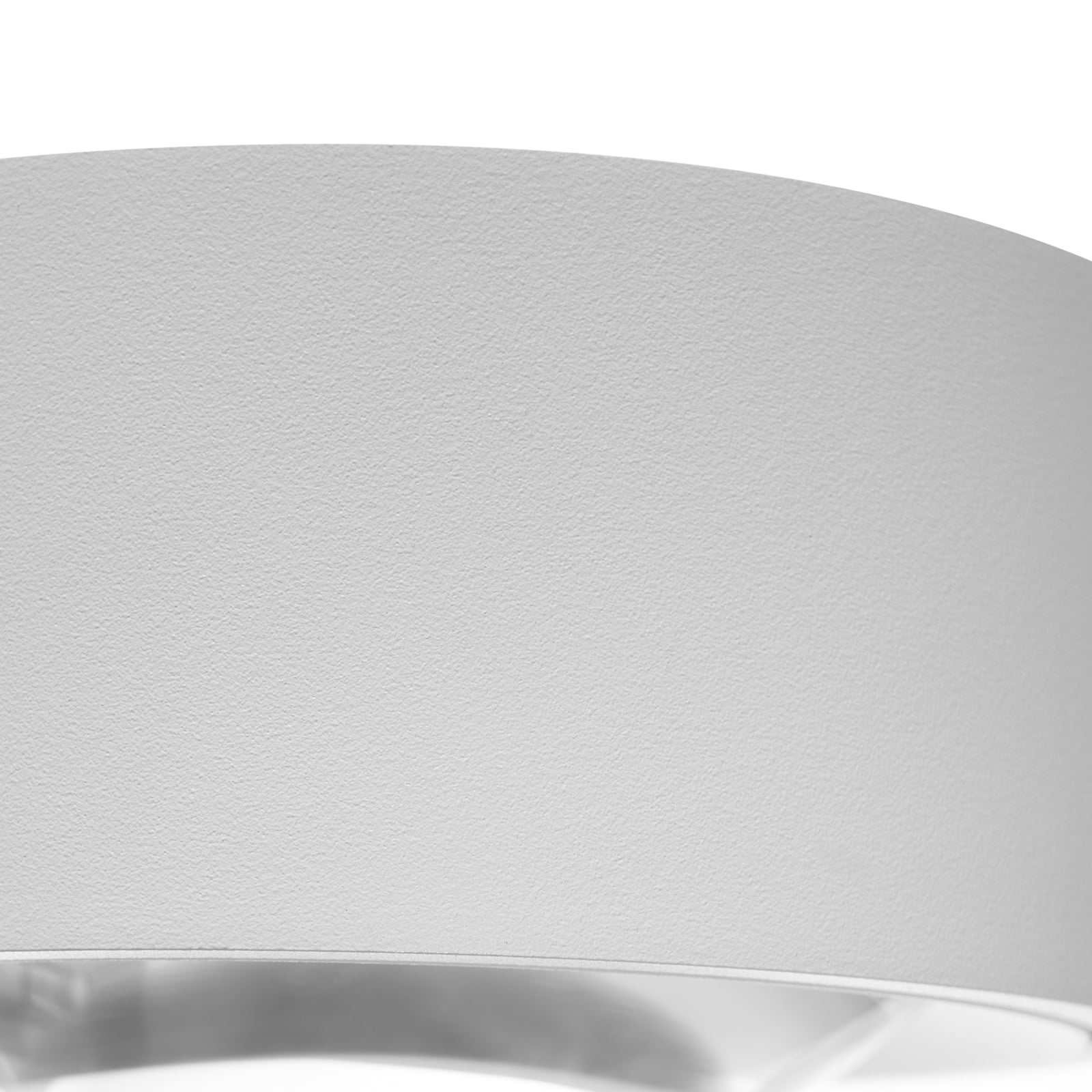 Sideprofil av LED vegglampe Rotari opp og ned med linse hvit dimbar CRI 90