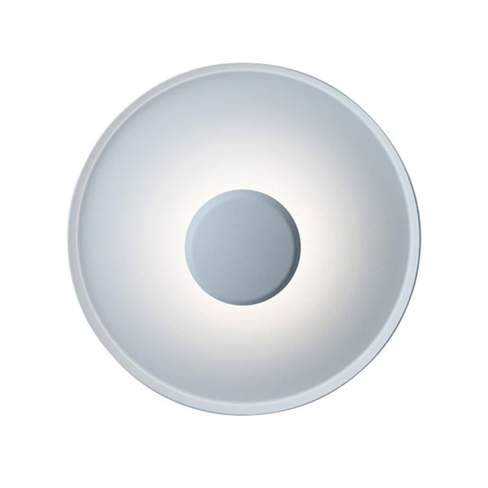 LED vegglampe rund dimbar blå Ø40 cm 18,3W varmhvit bakside