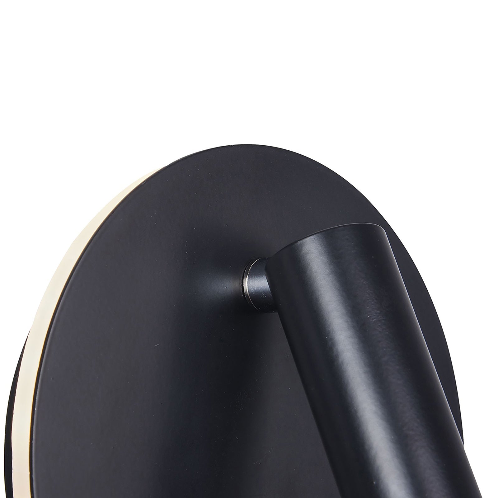 LED vegglampe rund svart aluminium Ø14 cm 3000K Maytoni i rom