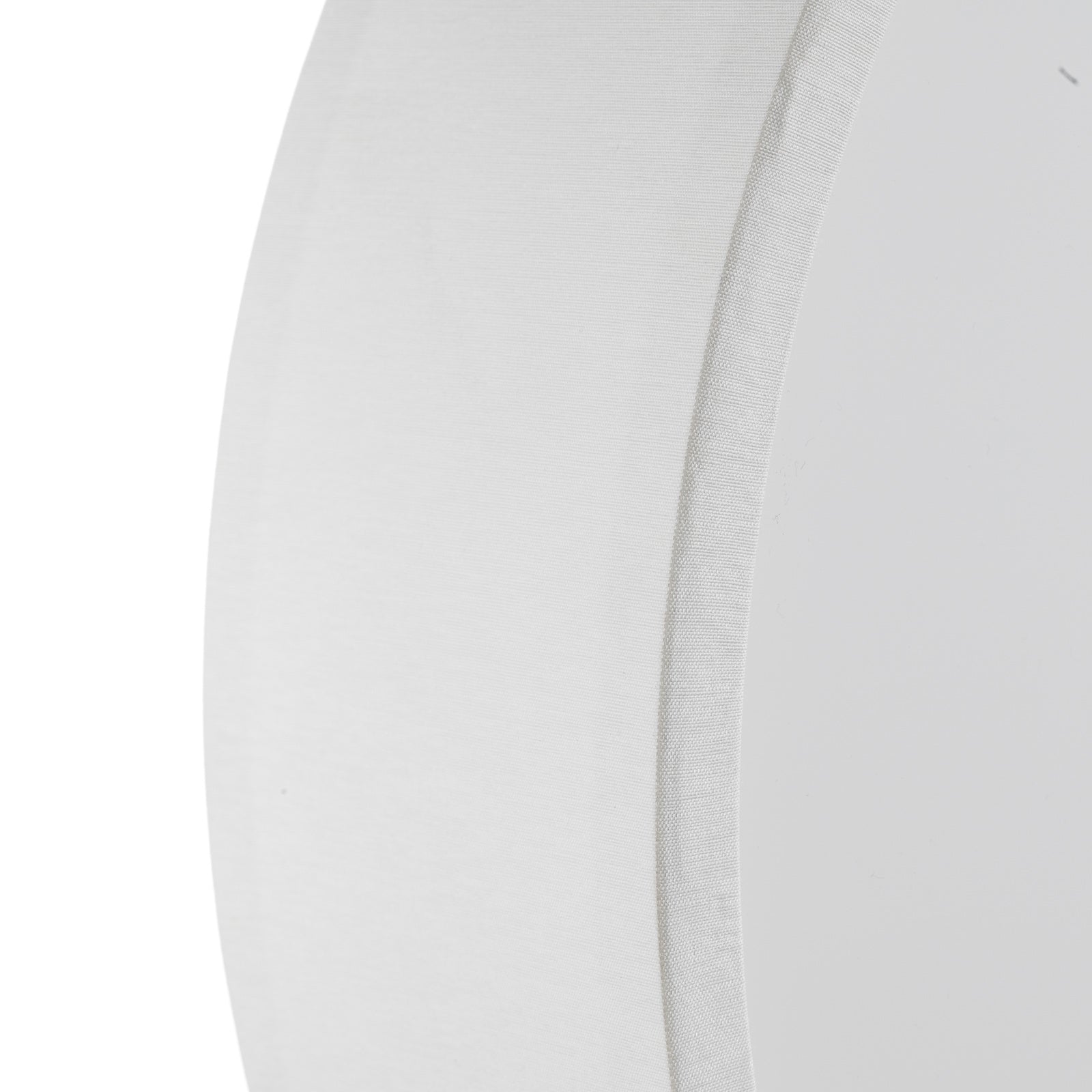 LED vegglampe rund tekstil hvit Ø40 cm 10W varmhvit montert på vegg