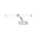 LED vegglampe Runt matt krom Ø40 cm forfra