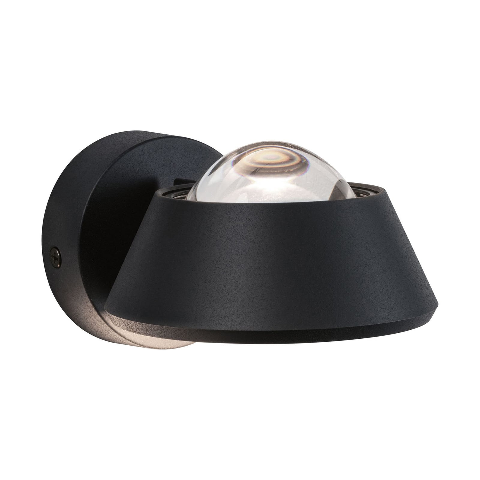 LED vegglampe Sabik opp og ned dimbar svart IP44 - Paulmann detalj av sprengring