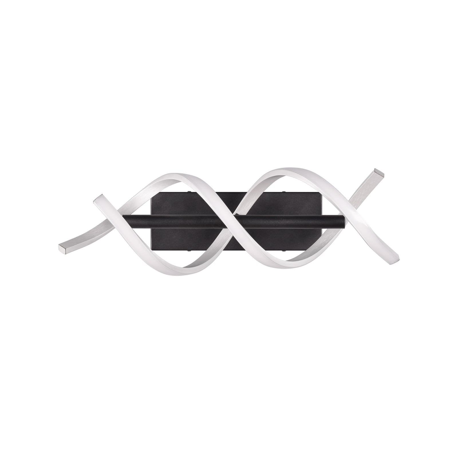 Sideprofil av LED vegglampe Sequence dimbar CCT aluminium 47 cm Trio Lighting