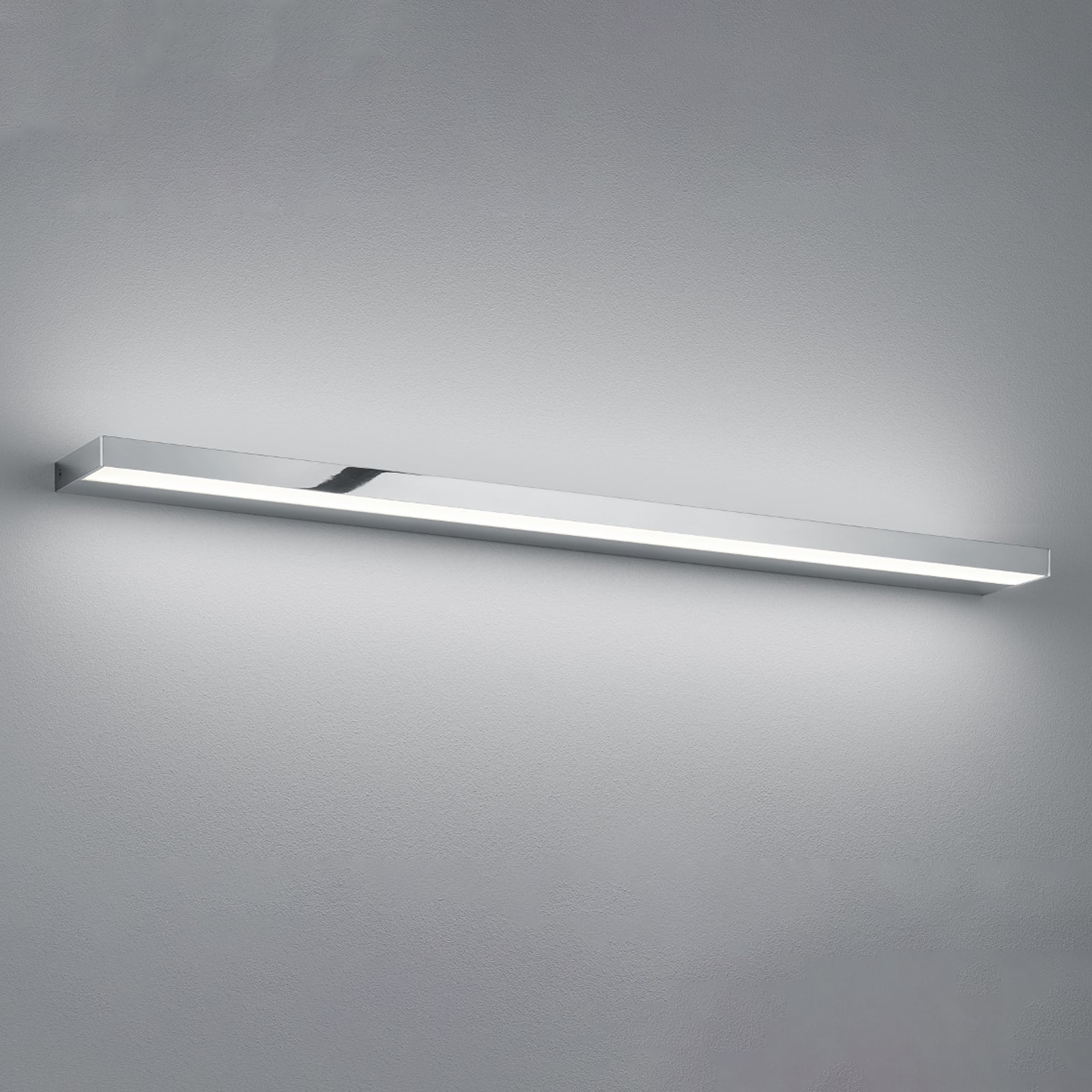 LED vegglampe Slate krom 90 cm front