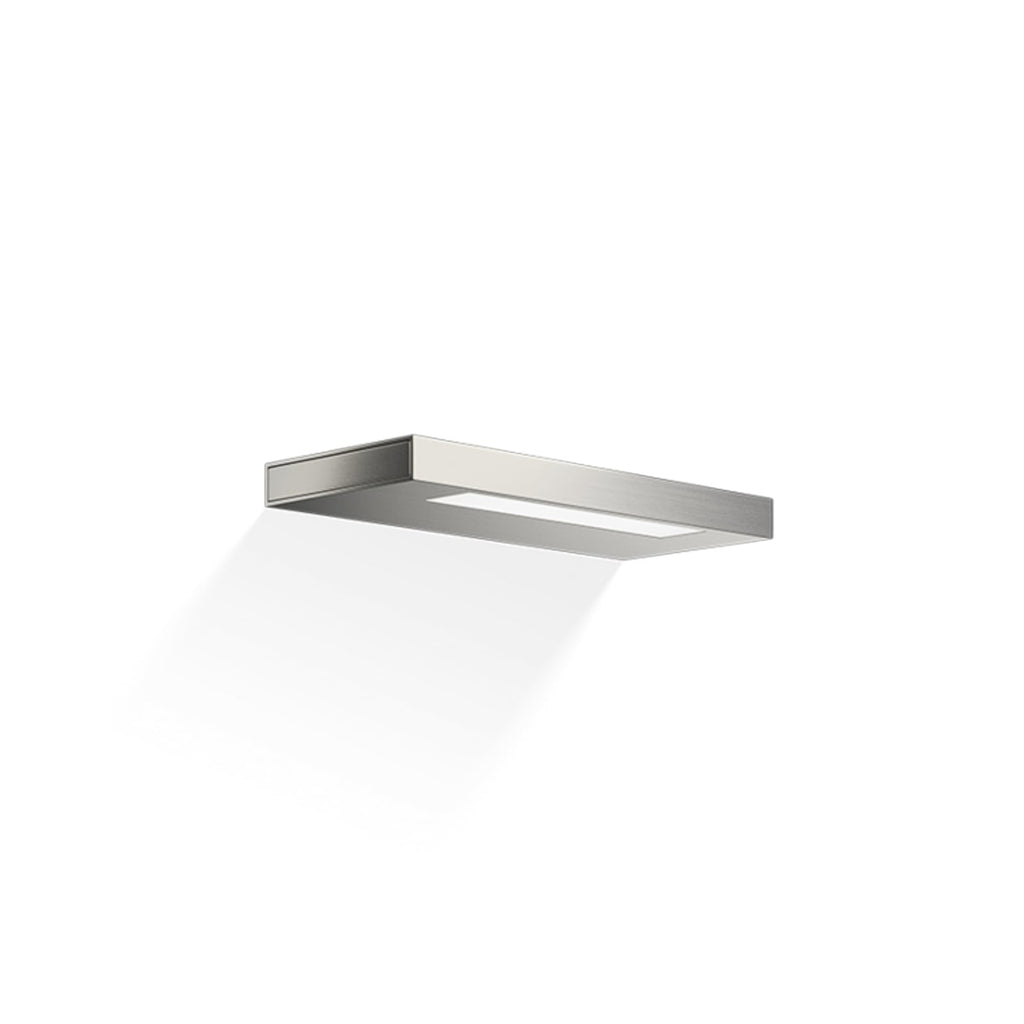 LED vegglampe Slim 24 N nikkel 24 cm fra forfra