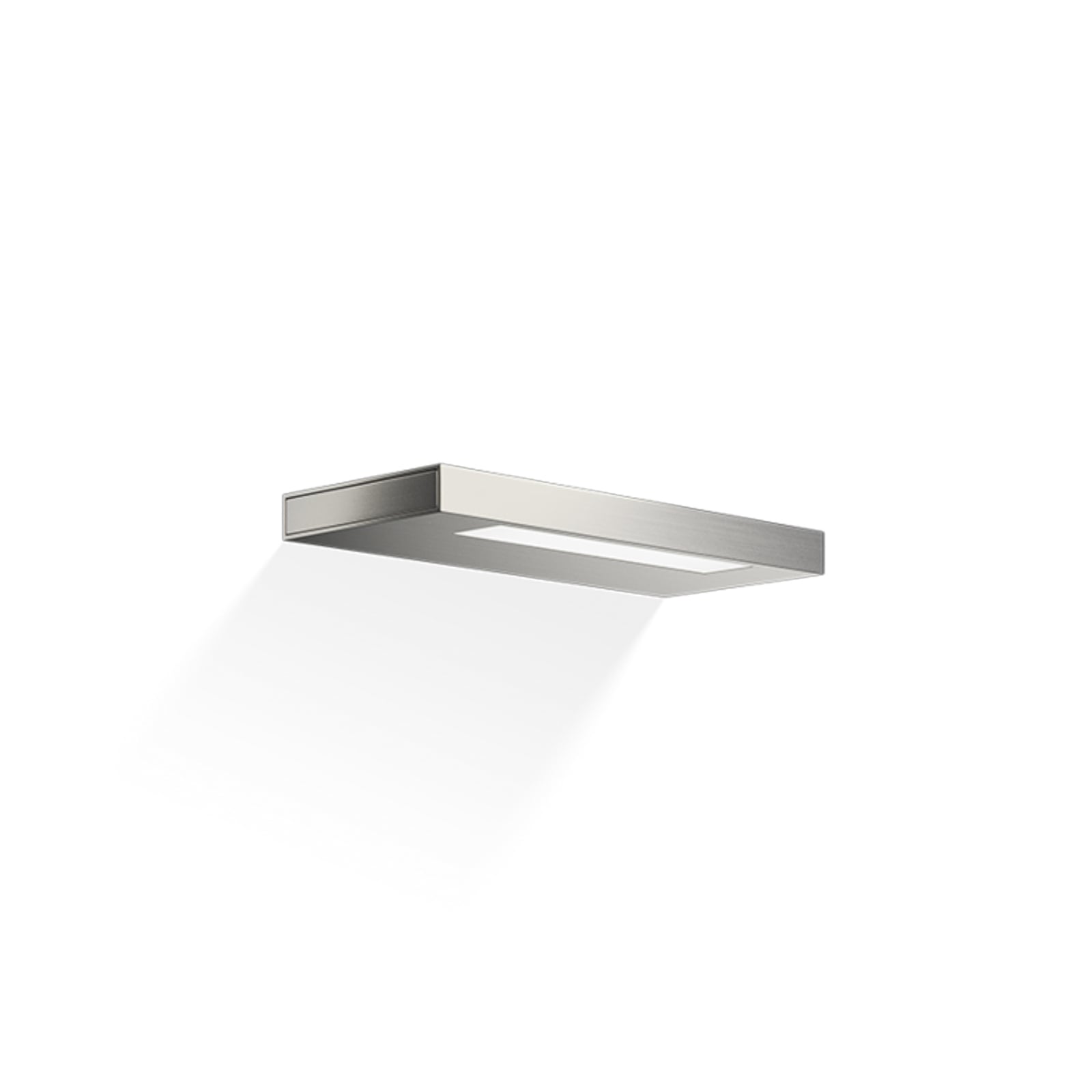 LED vegglampe Slim 24 N nikkel 24 cm fra forfra