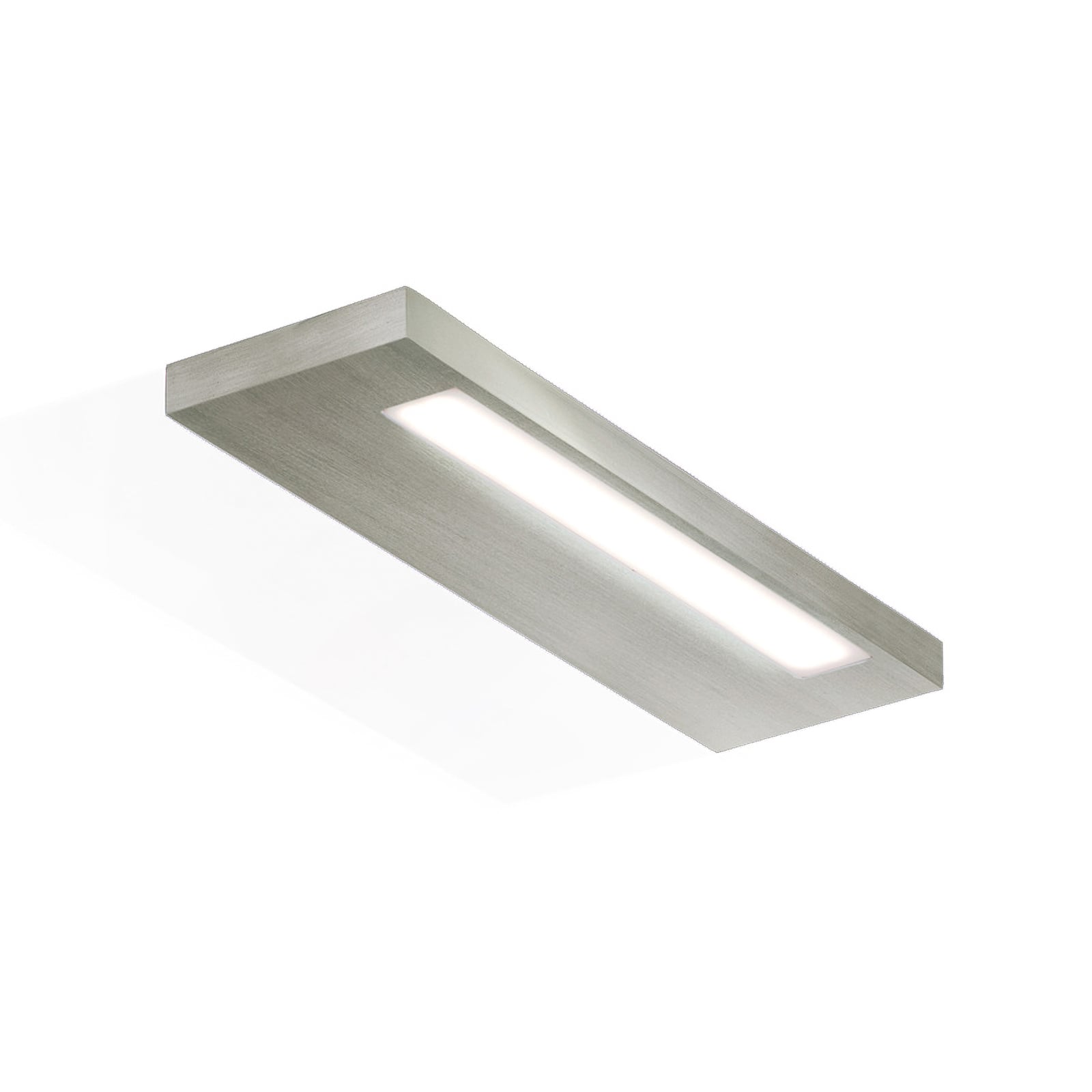 LED vegglampe Slim 24 N nikkel 24 cm detalj