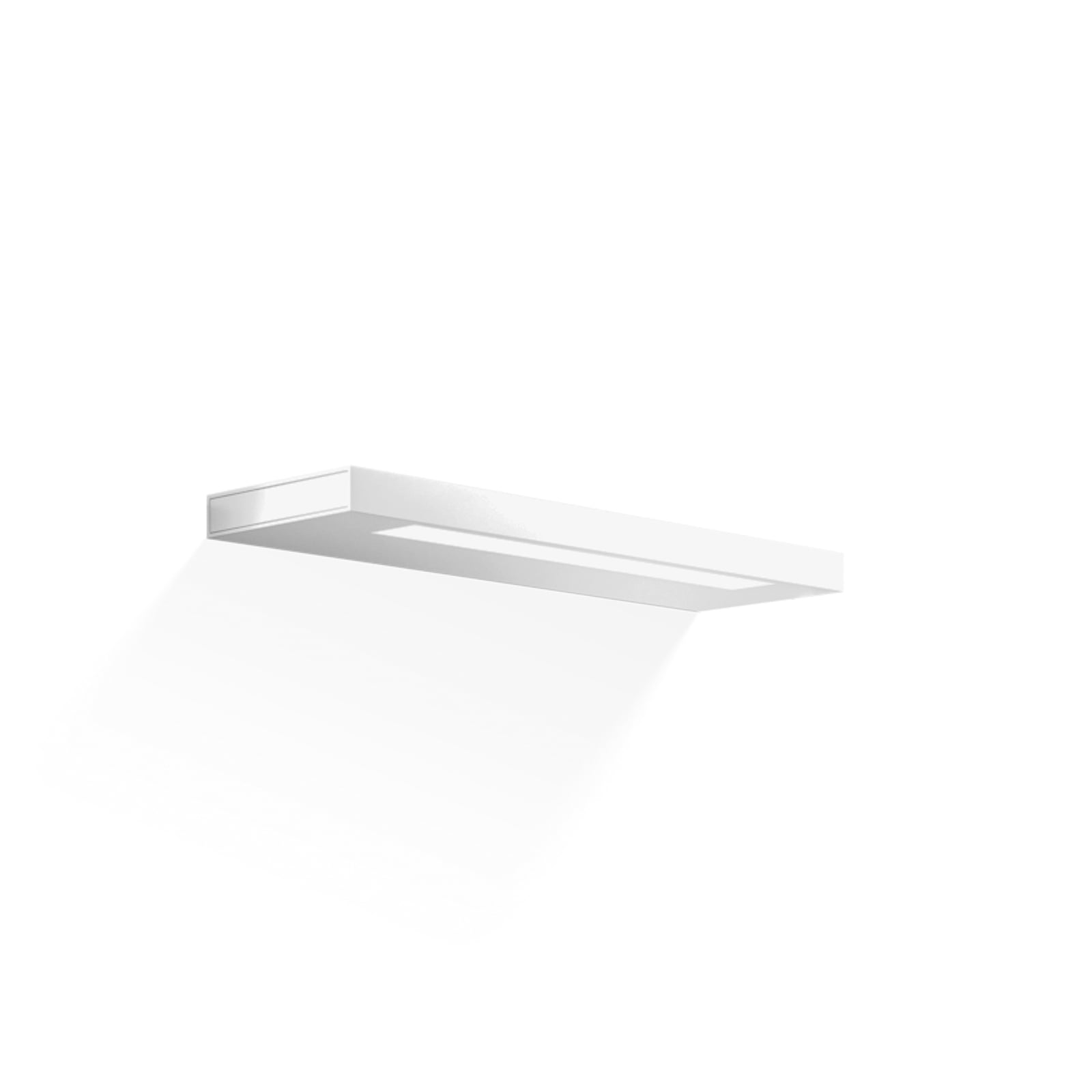 LED vegglampe Slim 34 N hvit matt aluminium IP44 nærbilde