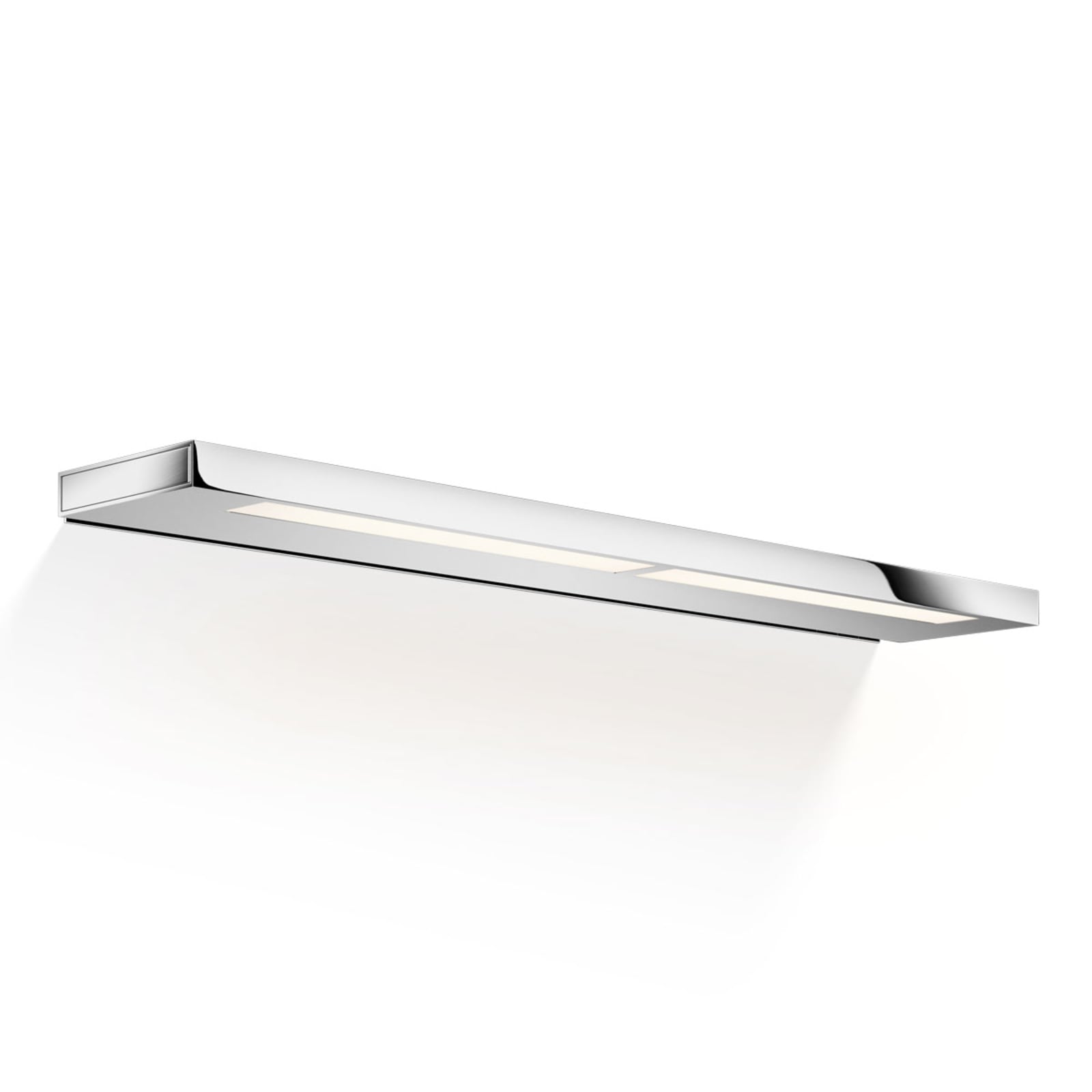LED vegglampe Slim 60 N krom 60 cm IP44 fra forfra
