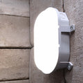 LED vegglampe Sotano grå CCT 7,5W IP54 forfra