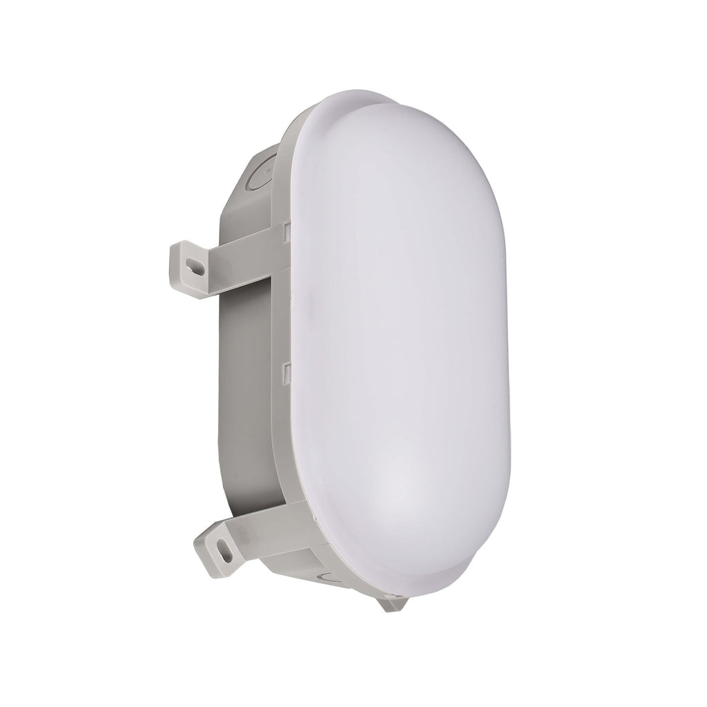 LED vegglampe Sotano grå CCT 7,5W IP54 bakside