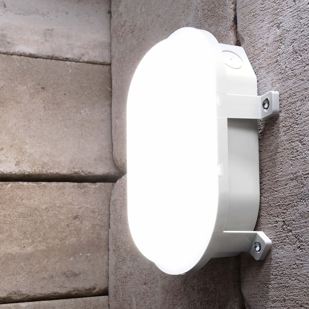 LED vegglampe Sotano hvit CCT 7,5W IP54 forfra
