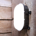LED vegglampe Sotano svart CCT 7,5W IP54 forfra