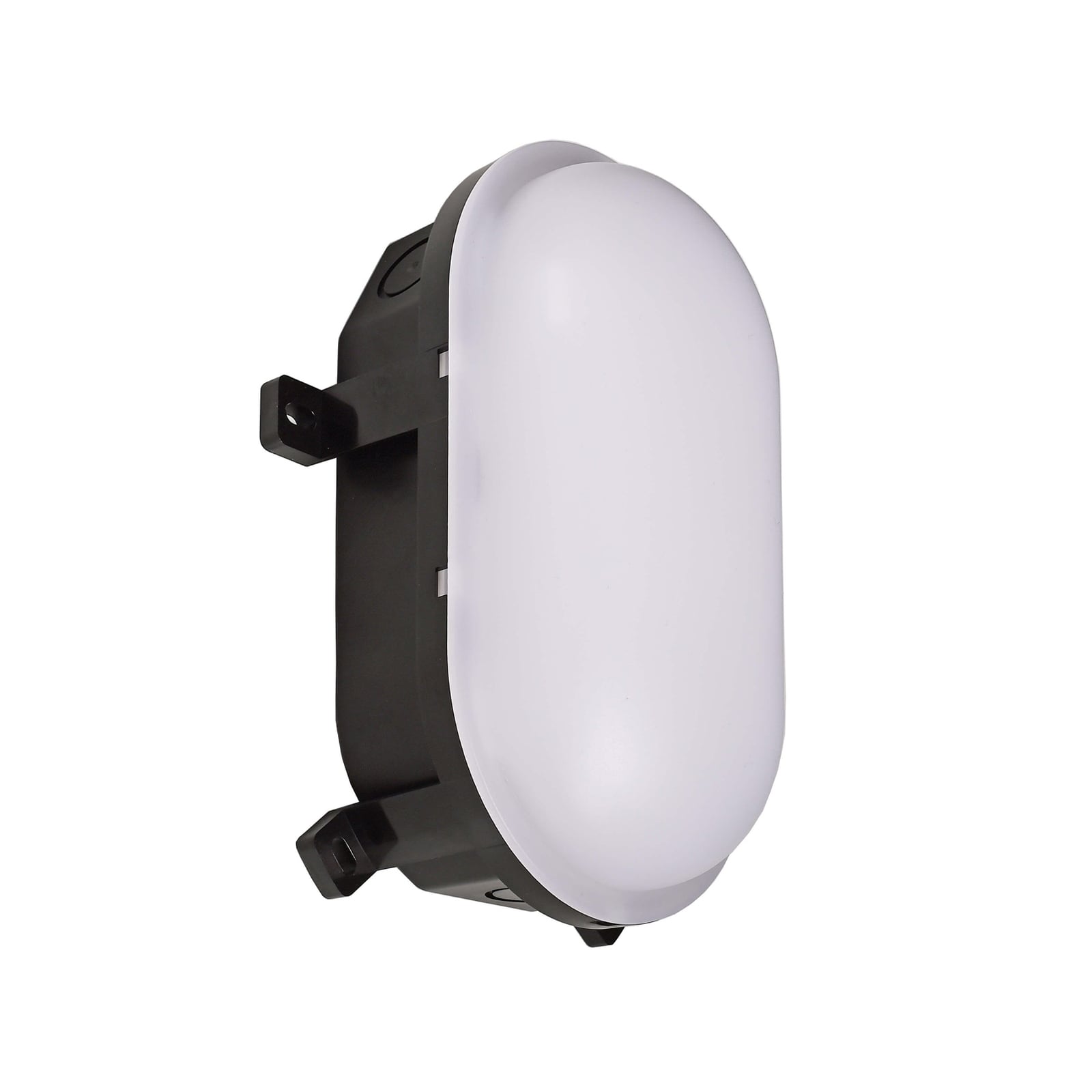 LED vegglampe Sotano svart CCT 7,5W IP54 bakside