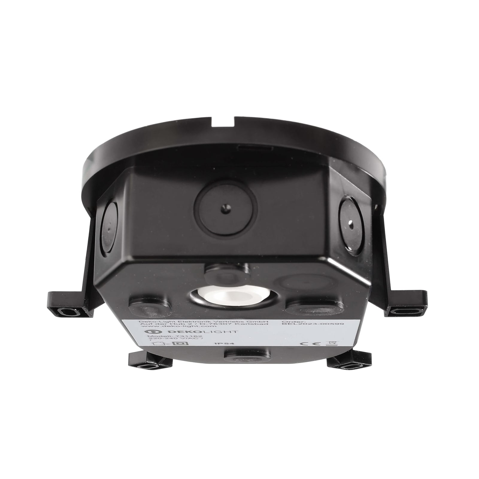 LED vegglampe Sotano svart CCT 7,5W IP54 med kabeltilkobling