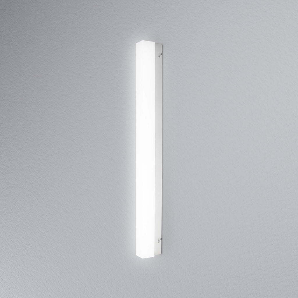LED vegglampe Square hvit aluminium detalj OSRAM