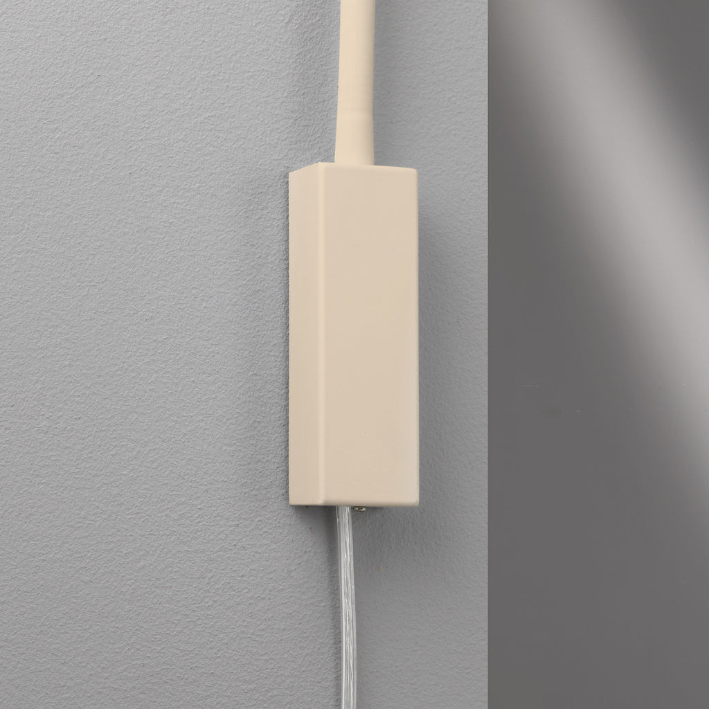 LED vegglampe Sten sandfarget 61 cm dimbar gestestyring montert