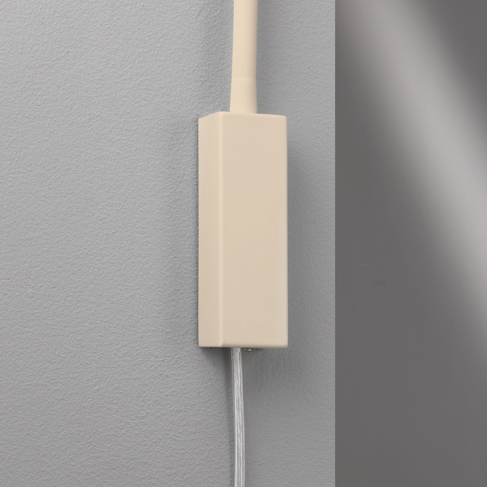 LED vegglampe Sten sandfarget 61 cm dimbar gestestyring montert