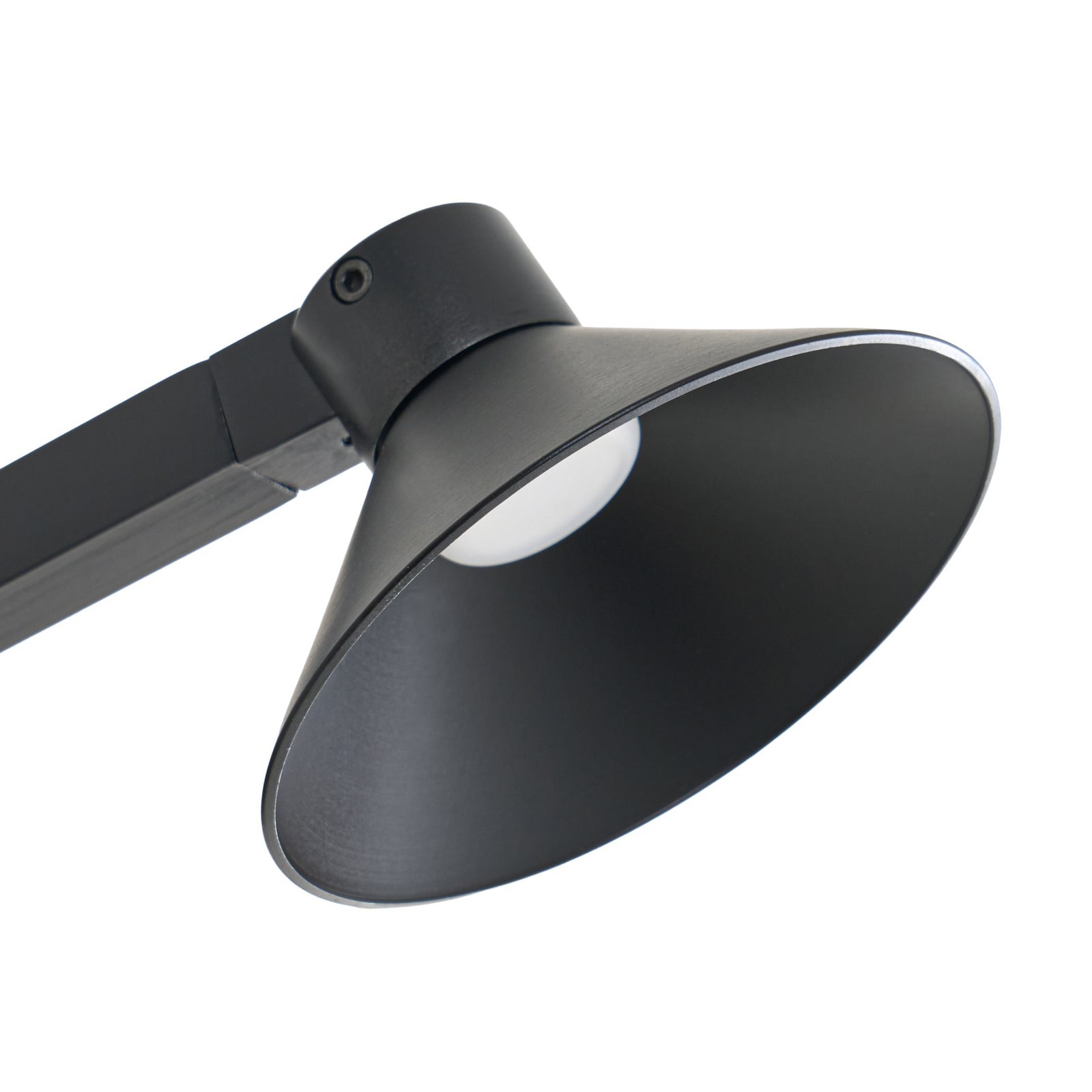 LED vegglampe Steve svart 24 cm USB dimbar 5W svingfunksjon