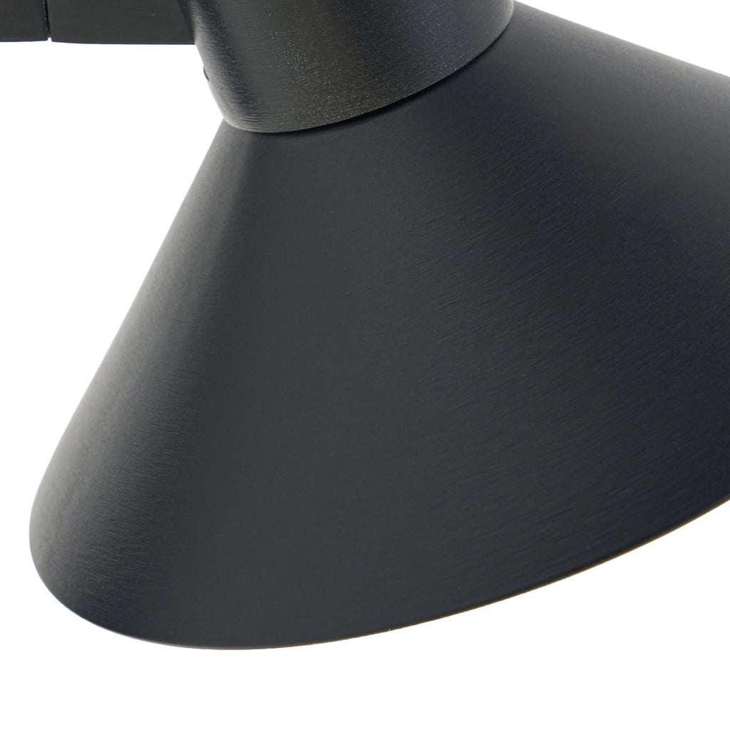 LED vegglampe Steve svart 24 cm USB dimbar 5W sideprofil