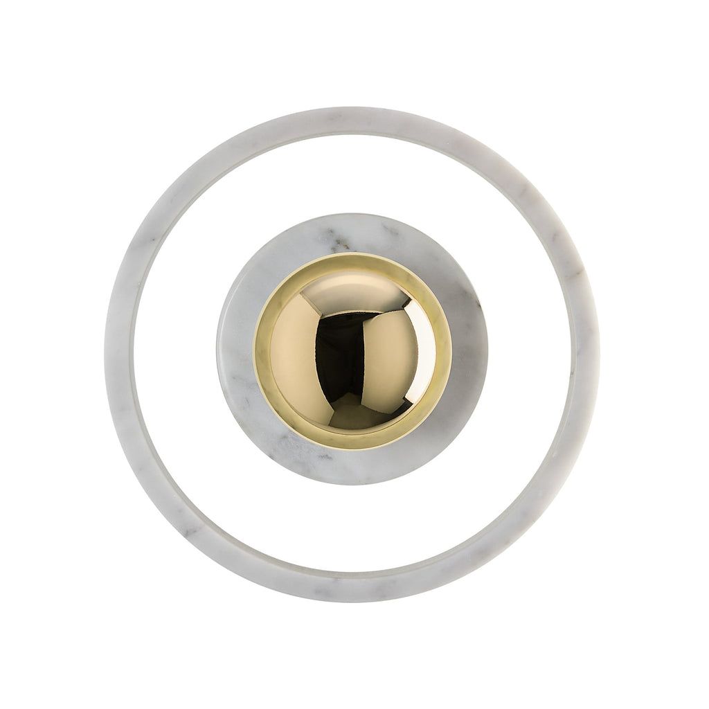 LED vegglampe Stone Wall marmor/glass dimbar IP44 Tom Dixon sideprofil