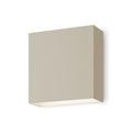LED vegglampe Structural 2600 aluminium dimbar 16x16 cm forfra