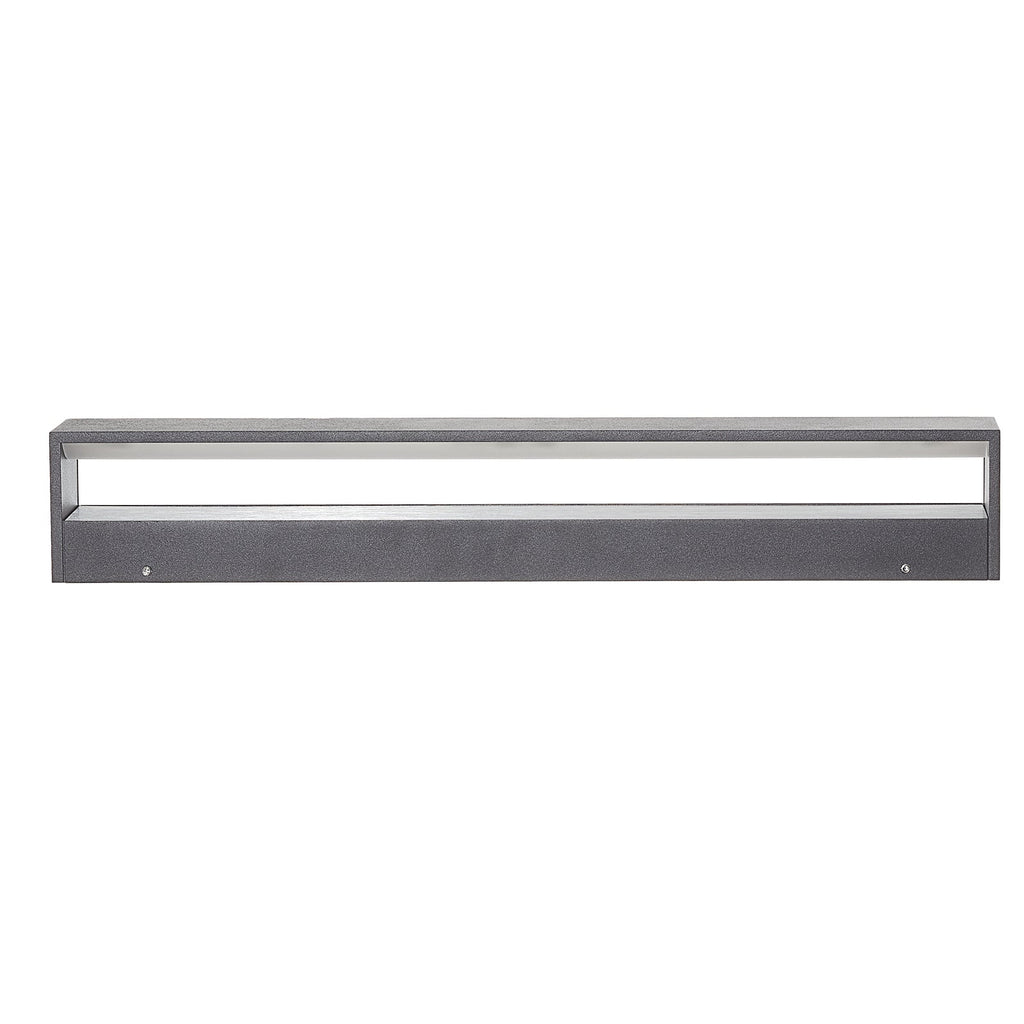 LED vegglampe Studio Line opp/ned svart/aluminium 50 cm montert i rom
