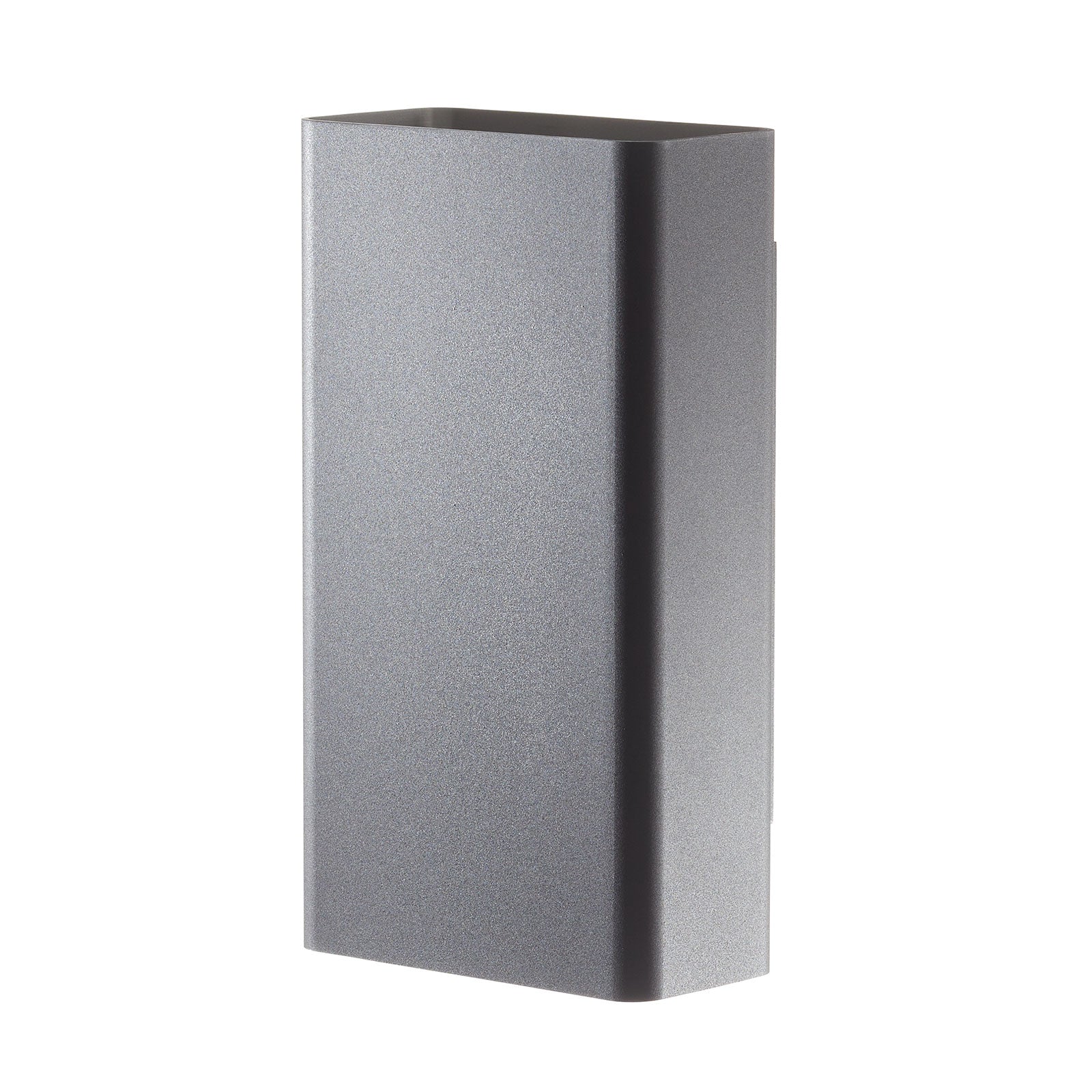 LED vegglampe Studio Line smal svart aluminium detalj metallisk innside