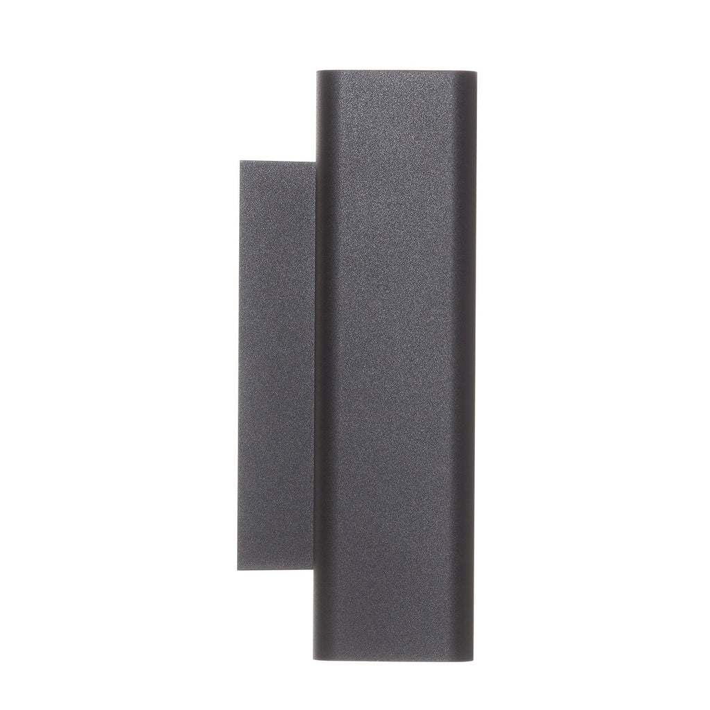 LED vegglampe Studio Line smal svart aluminium montert på vegg