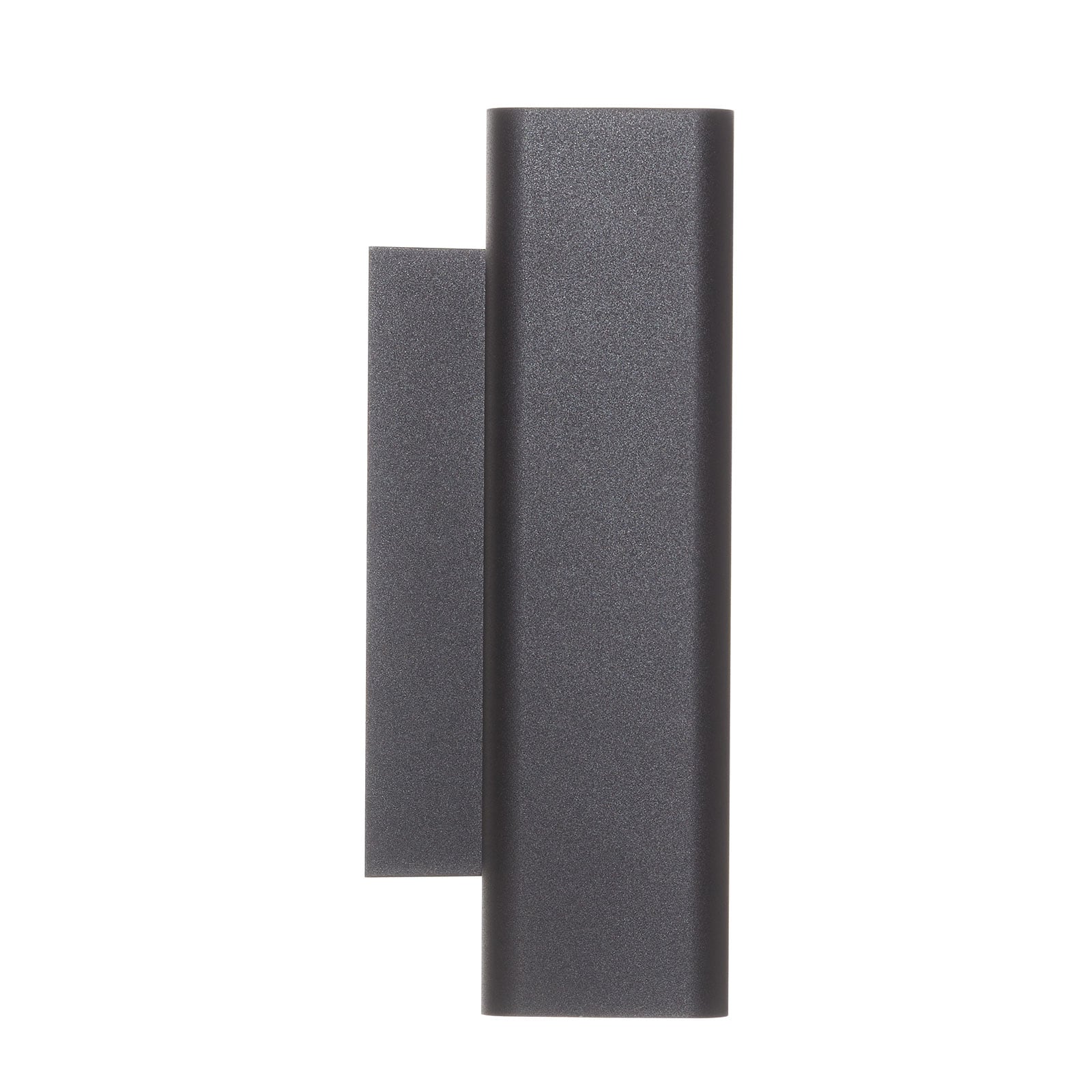 LED vegglampe Studio Line smal svart aluminium montert på vegg