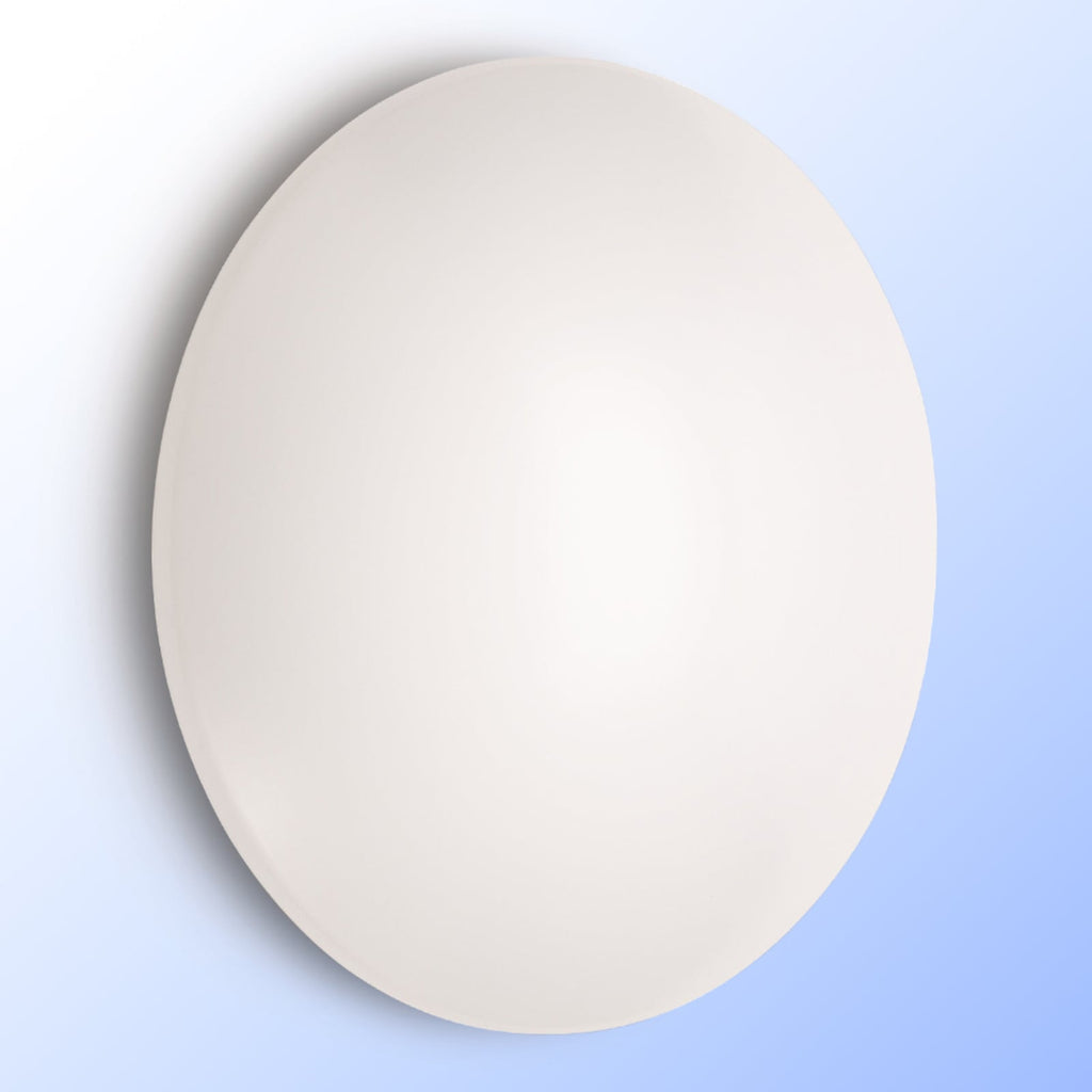 LED vegglampe Suede rund hvit Ø28 cm 4000K - Philips forfra