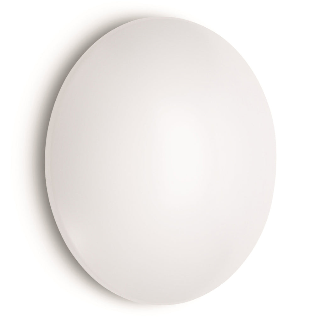 LED vegglampe Suede rund hvit Ø28 cm 4000K - Philips nærbilde