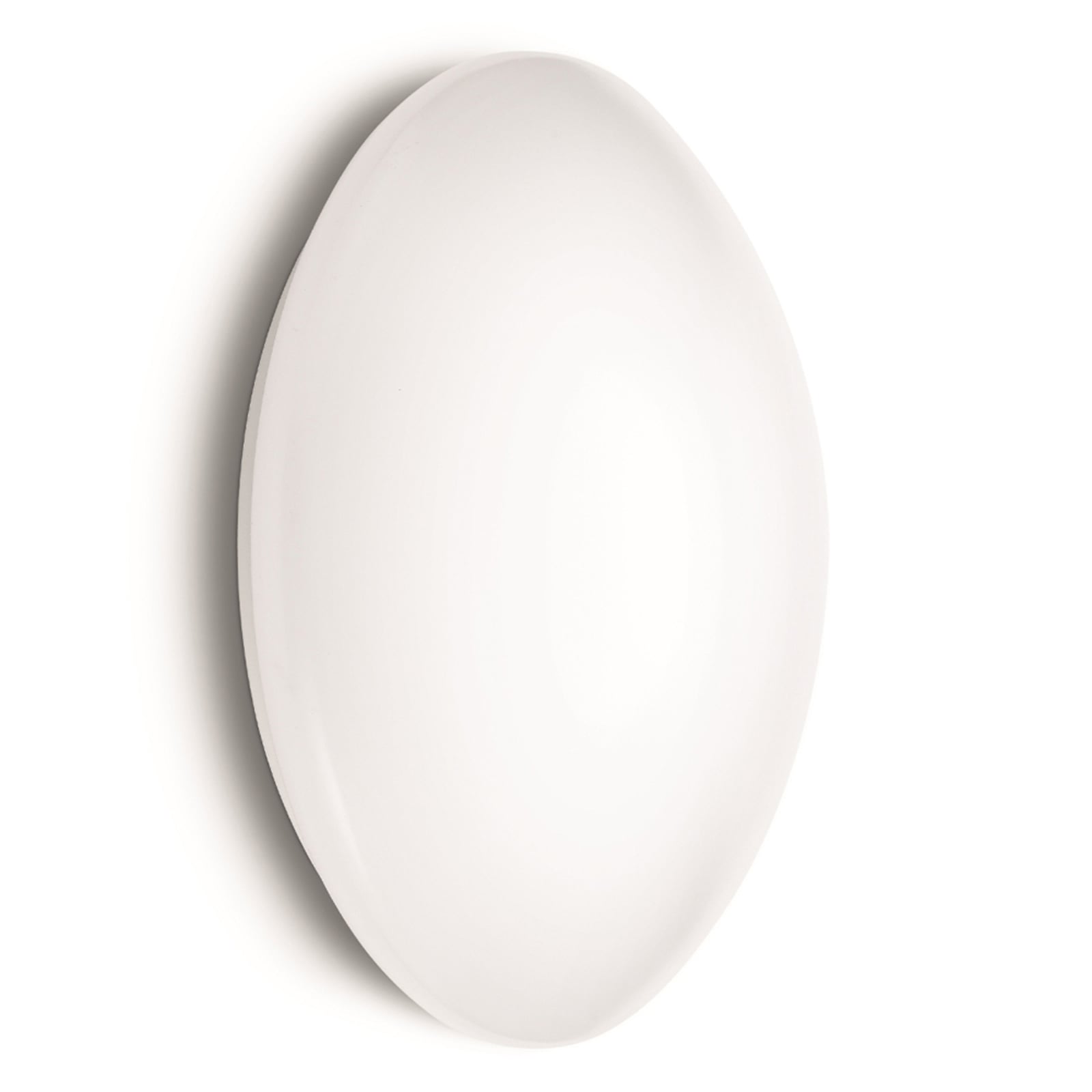 LED vegglampe Suede rund hvit Ø28 cm 4000K - Philips side