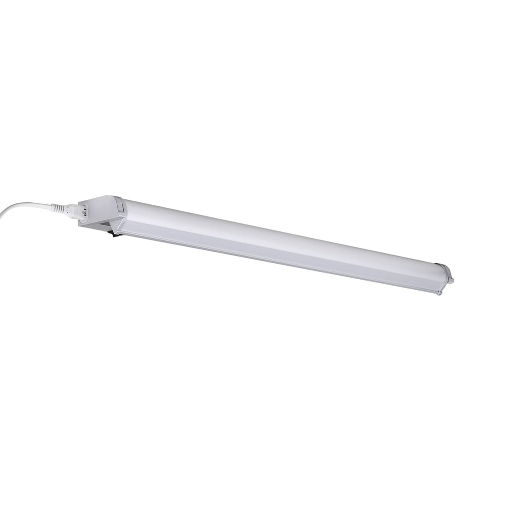 LED vegglampe svingbar sølv 57,6 cm 10W 4200K forfra