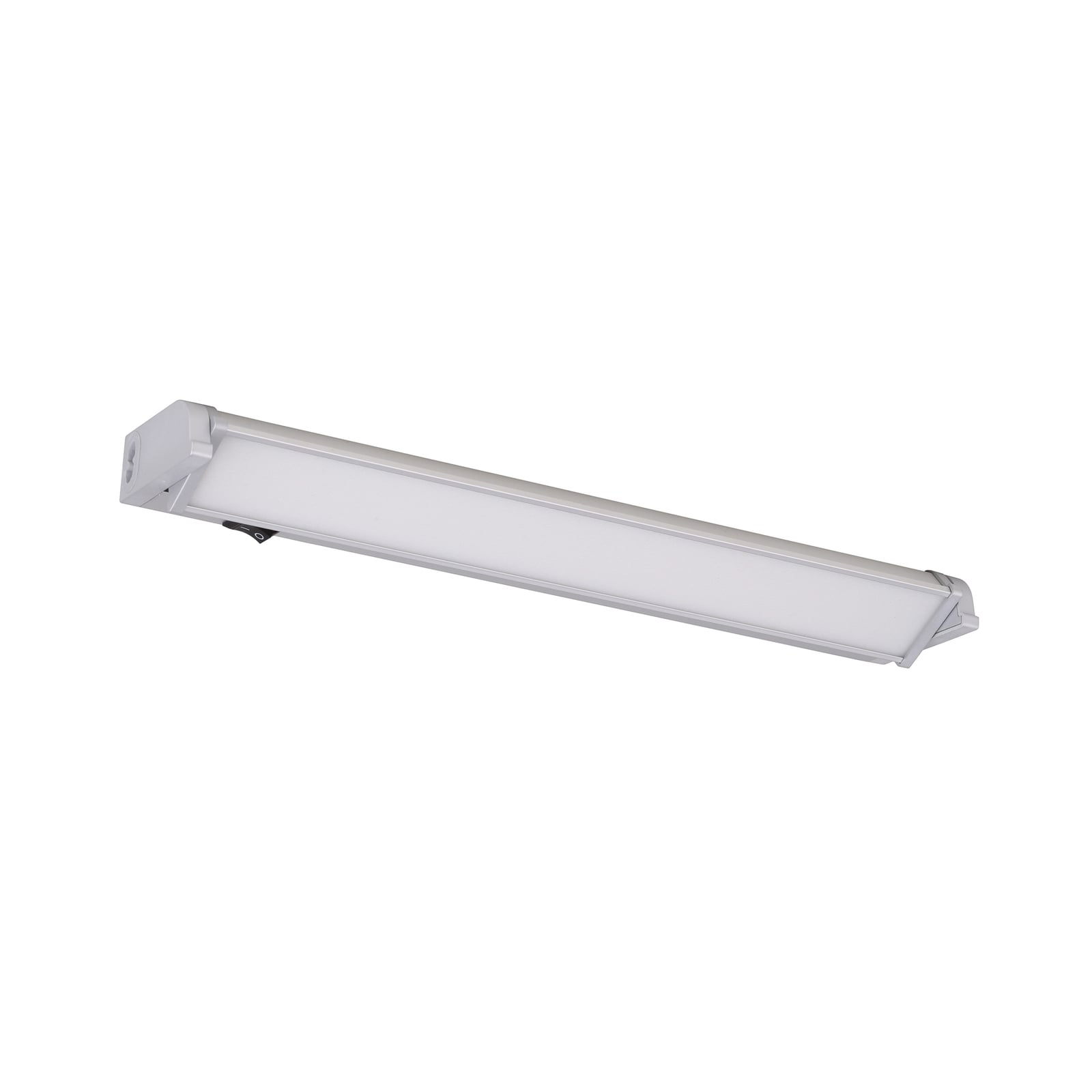 LED vegglampe svingbar sølv 57,6 cm 10W 4200K detalj av bryter