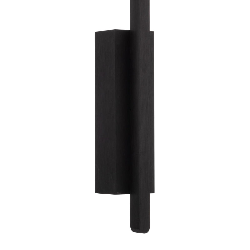 LED-vegglampe Talon svart matt 118 cm dimmer knapp