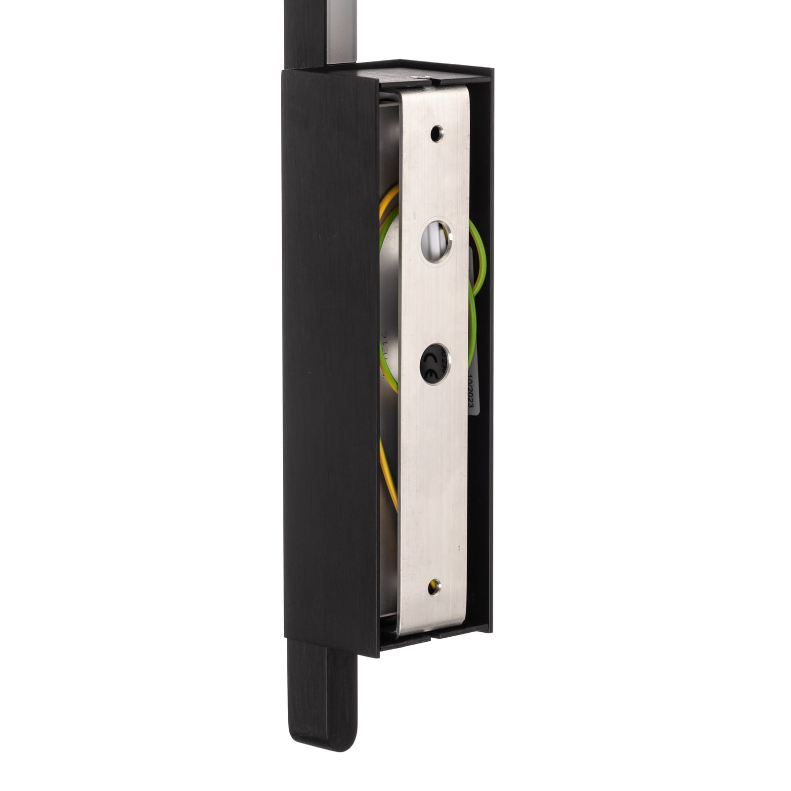 LED-vegglampe Talon svart matt 118 cm sideprofil