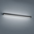 LED vegglampe Theia matt svart 90 cm IP44 25W forfra