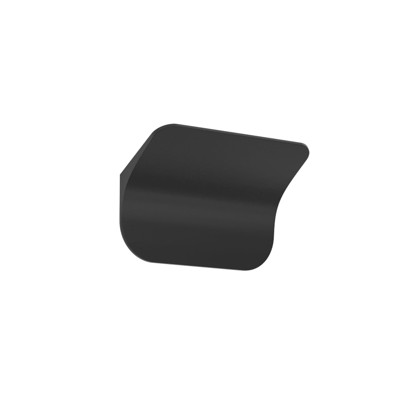LED vegglampe Tide W0 aluminium svart dimbar 34W fra Rotaliana
