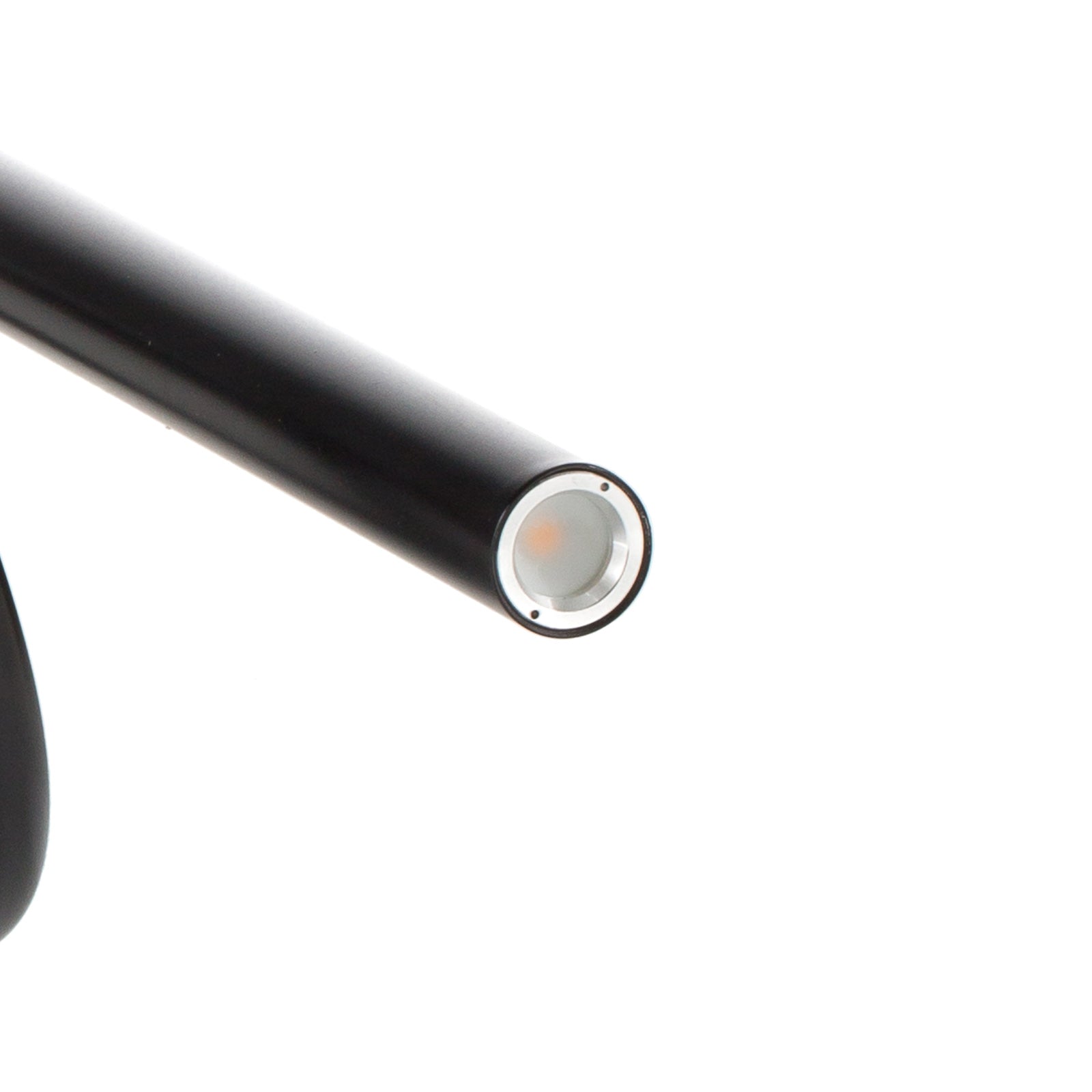 LED vegglampe Tobia opp og ned svart 40 cm med bryter nærbilde