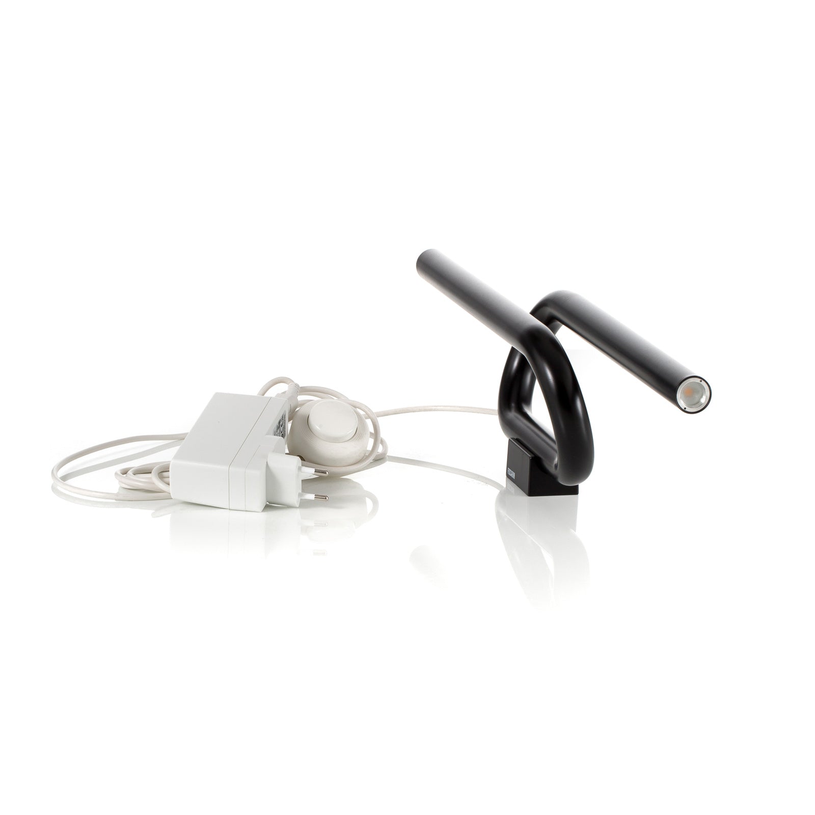LED vegglampe Tobia opp og ned svart 40 cm med bryter lys oppover
