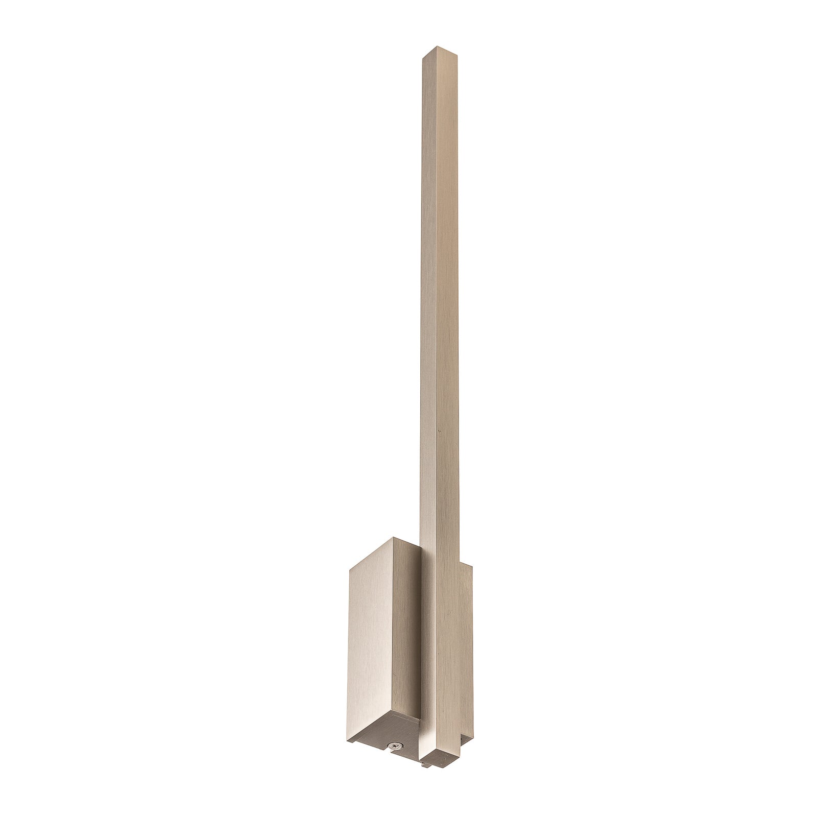 Montert LED vegglampe Tolu dimbar matt nikkel 45 cm varmhvit i rom